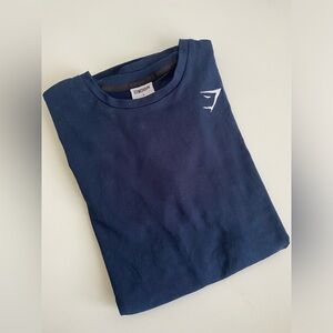 Gymshark Navy Blue T Shirt Size S